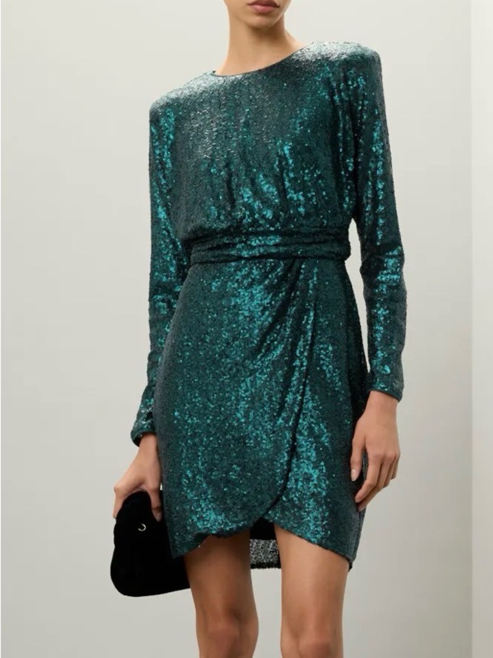 Donna Morgan - Teal Sequin Party Dress